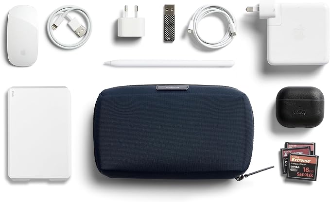Bellroy Tech Kit (Tech Accessories Organizer Pouch, Zipper Closure Design, Stores Power Bank, Phone Charger, Cables & More, Internal) - Image 7