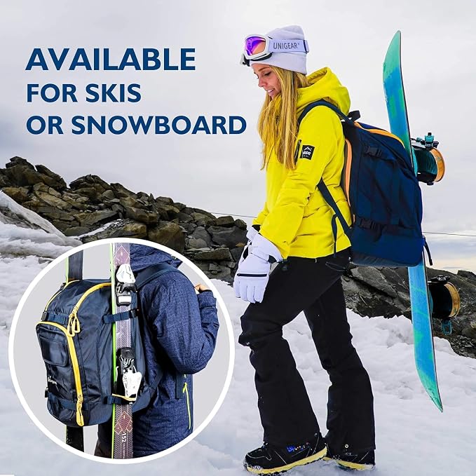Unigear Ski Boot Bag Backpack for Helmet 50L/70L, Goggles, Gloves, Skis, Snowboard & Accessories - Image 7
