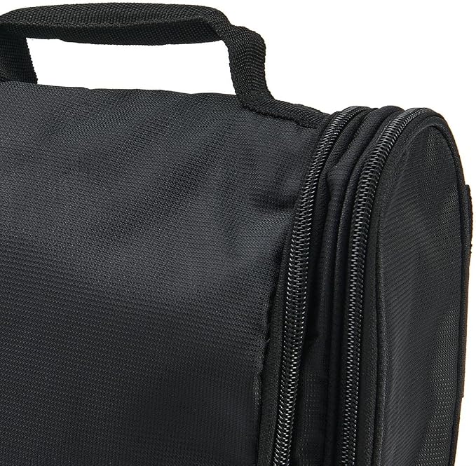 TravelWise Hanging Toiletry Bag, Travel Toiletry Organizer, Black - Image 5
