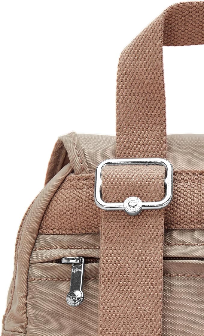 Kipling City Pack Mini Backpack, Lightweight Compact Daypack with Multiple Pockets, Adjustable Straps & Everyday Travel Backpack - Tan Beige - Image 5