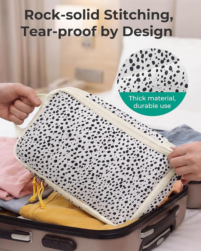 BAGSMART 6 Set /4 Set/2 Set Compression Packing Cubes for Travel, Lightweight Luggage Organizer Bags, Durable Space Saver Bags Travel Essentials - Image 7