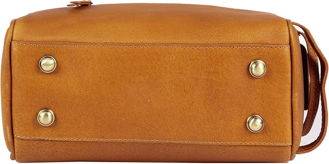 KomalC Travel Toiletry Bag – Premium Leather Dopp Kit for Men & Women with Water-Resistant Lining & Spacious Zippered Organizer - Image 6