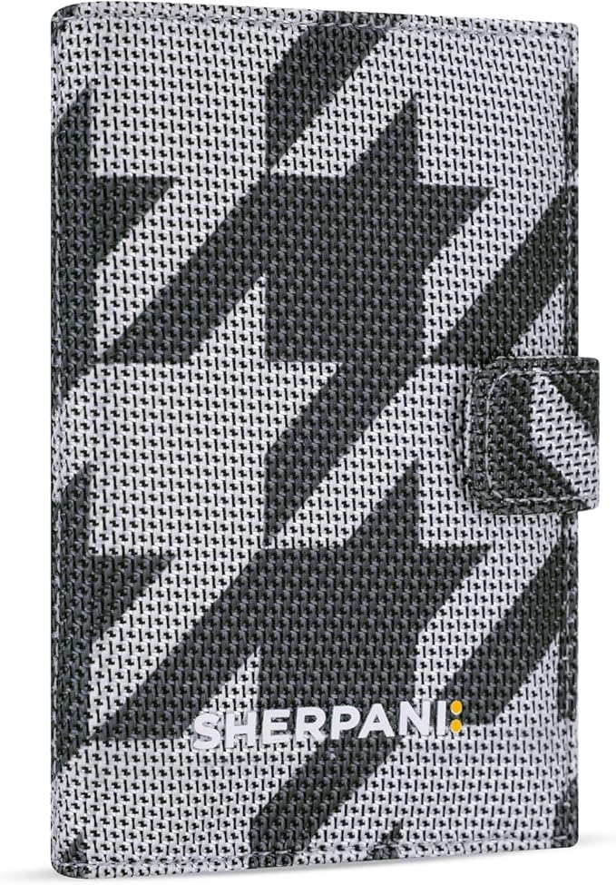 Sherpani Vienna, RFID Blocking Passport Holder, Travel Passport Cover Wallet, Travel Documents Organizer Protector, Travel Gift (Houndstooth) - Image 7