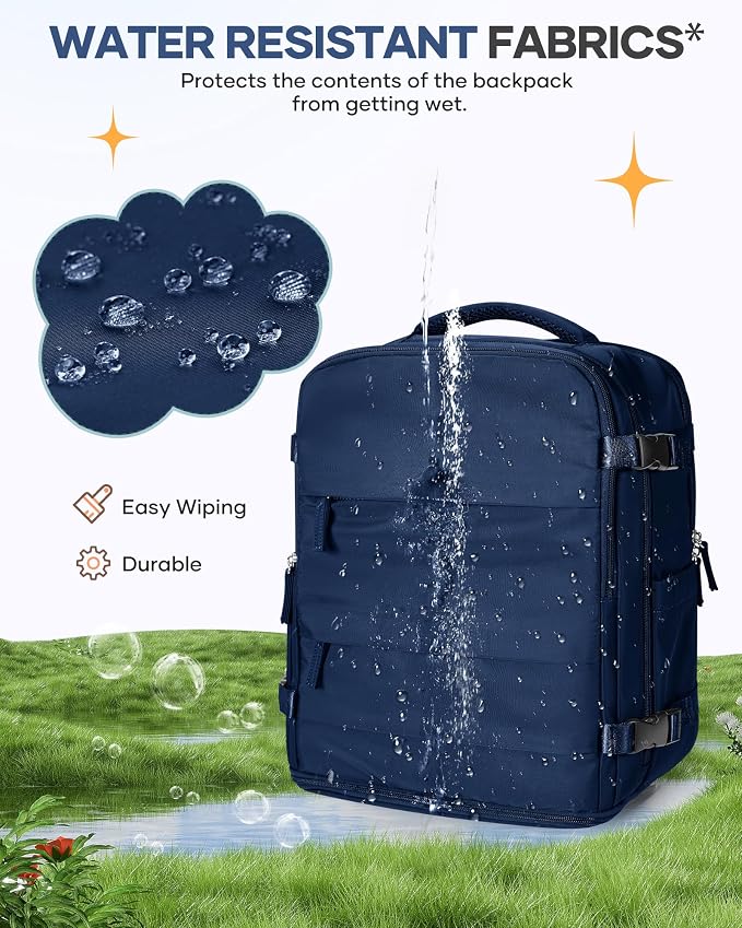 coofay Travel Backpack Carry on Flight Approved Carry on Backpack for Airplanes Personal Item Travel Bag 18x14x8 Inches Traveling Backpacks Airback Backpacks for Traveling Mochila de Viaje - Image 9