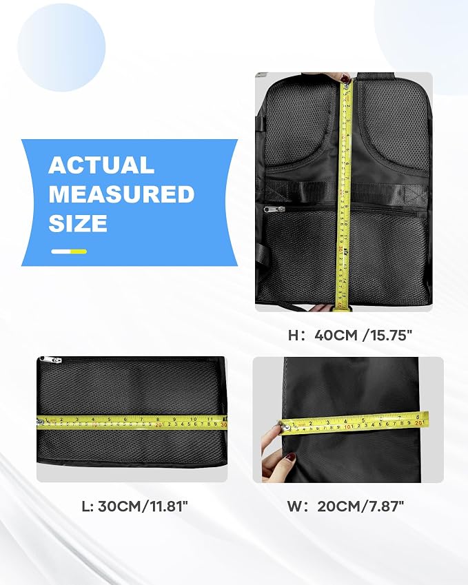 coowoz Travel Backpack Carry On for Women Man Gym Backpack with Laptop Compartment Mochila de Viaje Teacher Personal Item Backpacks Rucksack Airplane Accessories Must Haves,Black Small - Image 9