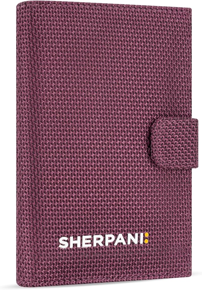 Sherpani Vienna, RFID Blocking Passport Holder, Travel Passport Cover Wallet, Travel Documents Organizer Protector, Travel Gift (Smoky Orchid) - Image 7