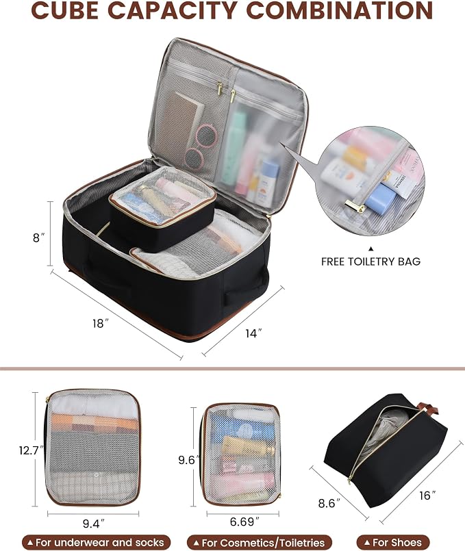 LOVEVOOK Travel Backpack for Women, 40L Carry On Backpack for Airplanes - Image 8