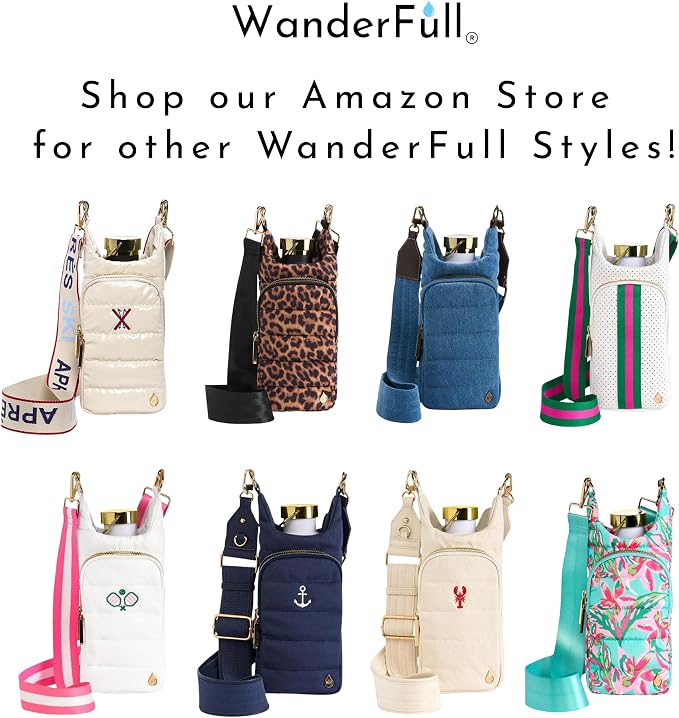 WanderFull Original HydroBag Crossbody Water Bottle Holder with Phone Pocket, Fits Water Bottles up to 32 oz - Image 9