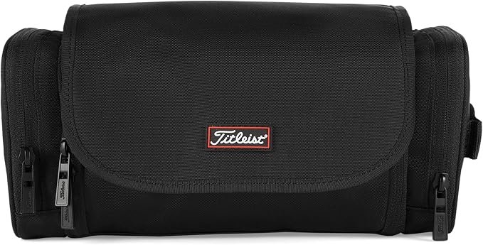Titleist Players Hanging Toiletries Bag Black/Red - Image 3