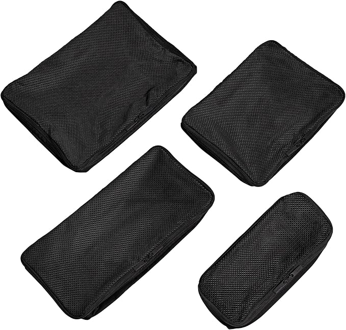 Away Insider Packing Cubes Set of 4 – Lightweight Travel Organizers for Luggage, Suitcases & Carry-On Bags, Jet Black - Image 5