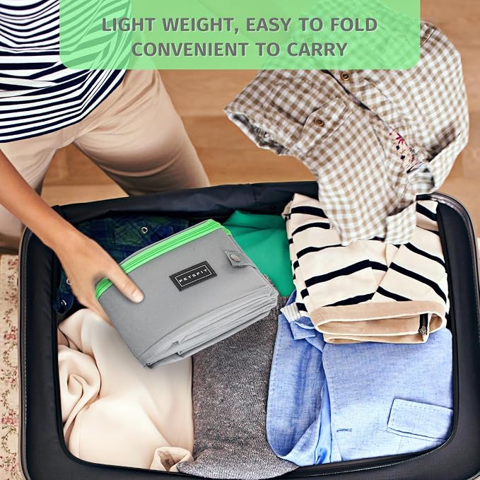 PETSFIT Travel & Portable Cat Litter Box - Leak-Proof, Waterproof Bottom, Collapsible Litter Boxes Perfect for Hotel/Lawn/Car Travel - Image 9