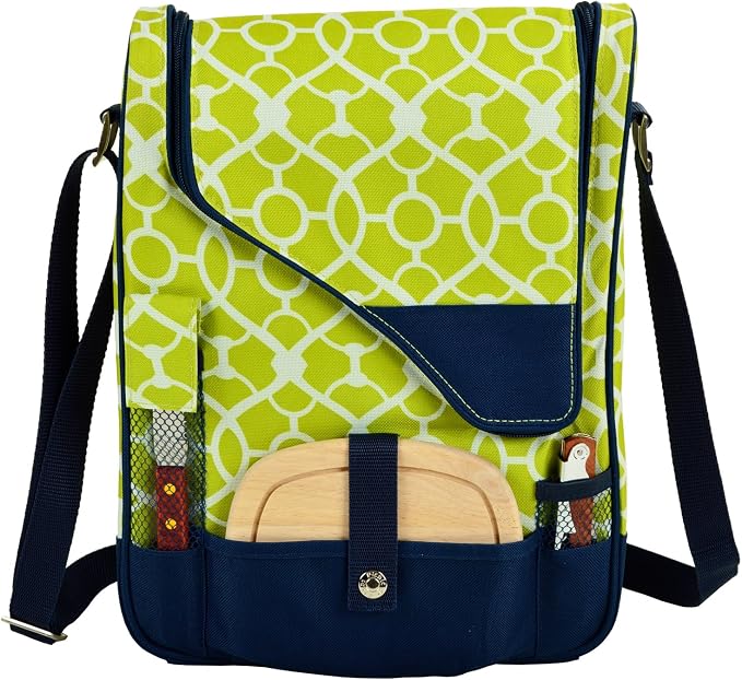 Picnic at Ascot Original Insulated Wine and Cheese Cooler Bag - Designed, Assembled & Quality Approved in the USA - Image 2