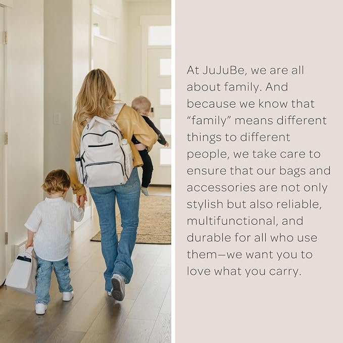 JuJuBe Insulated Bottle Bag, Breastmilk Cooler, Fits 3 Baby Bottles, Storage Tote for Nursing Mom, Daycare & Travel, Lunch Bag w/Handle & Shoulder Strap (Cloud) - Image 6