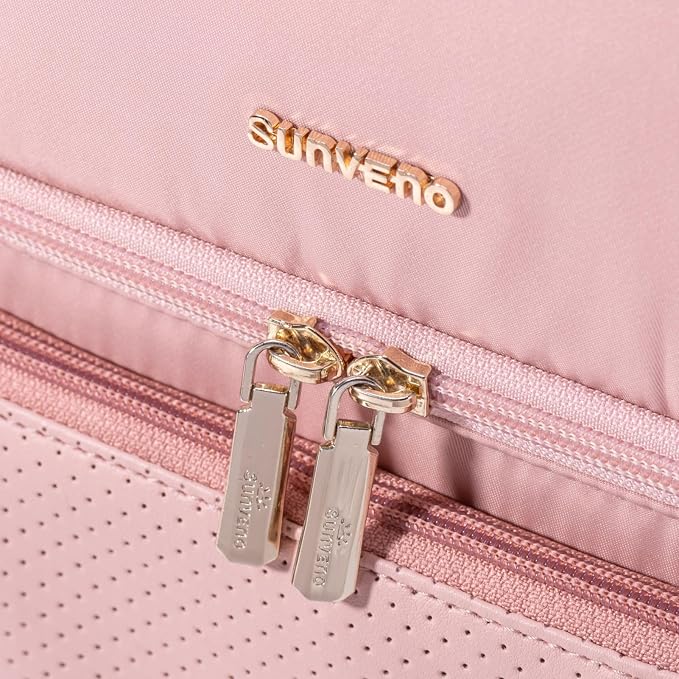 SUNVENO Breast Milk Cooler Bag with Detachable Insulation Box, Double-Layer Pumping Travel Bag for Work & Daycare, Fits Bottles, Ice Packs and Pump Parts,Pink - Image 12