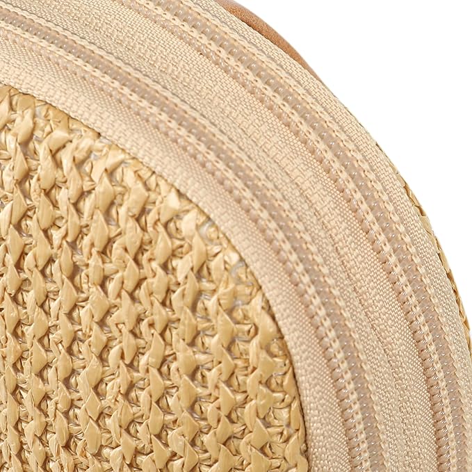 INICAT Straw Crossbody Bags Beach Gifts Small Sling Bag Summer Vacation Essentials Hawaiian Accessories Rattan Purses Women