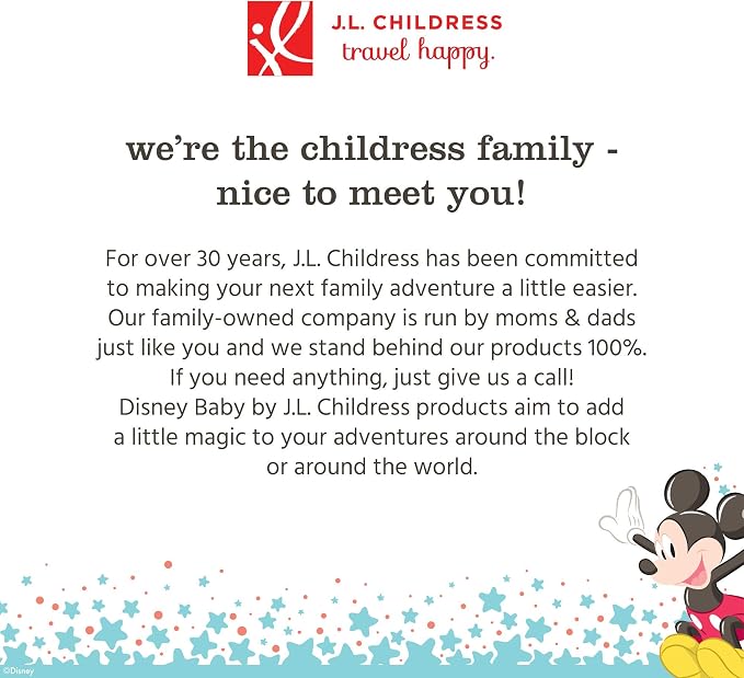 J.L. Childress Disney Baby Padded Backpack Car Seat Bag - Travel Bag for Airplane, Fits Most Baby & Infant Car Seats, Boosters, & Carriers, For Gate or Baggage Check - Ultimate, Mickey Mouse, Black - Image 8