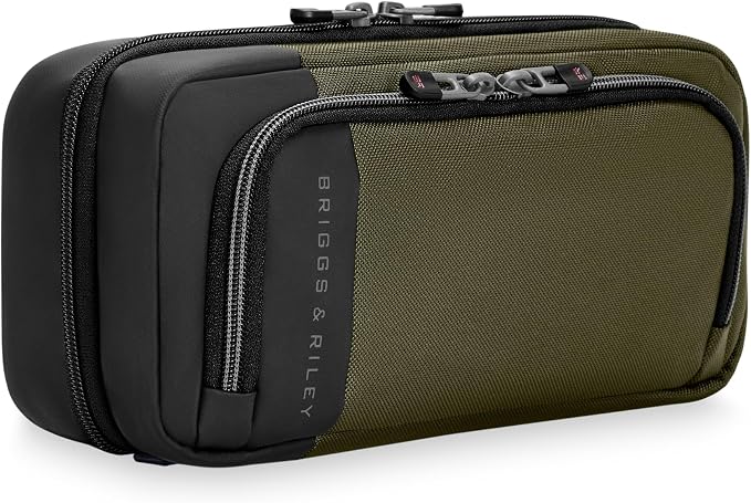 Briggs & Riley Toiletry Kit - Travel Bags for Women & Men, Organizer for Vacation, Dopp Kit for Bathroom Accessories, Makeup, & Skincare by BriggsRiley
