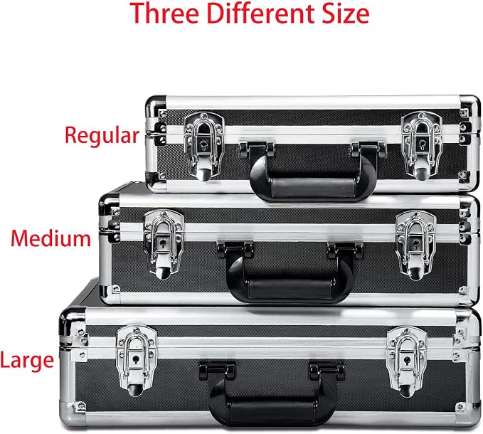 HUL 16in Two-Tone Aluminum Case with Customizable Pluck Foam Interior for Test Instruments Cameras Tools Parts and Accessories - Image 6