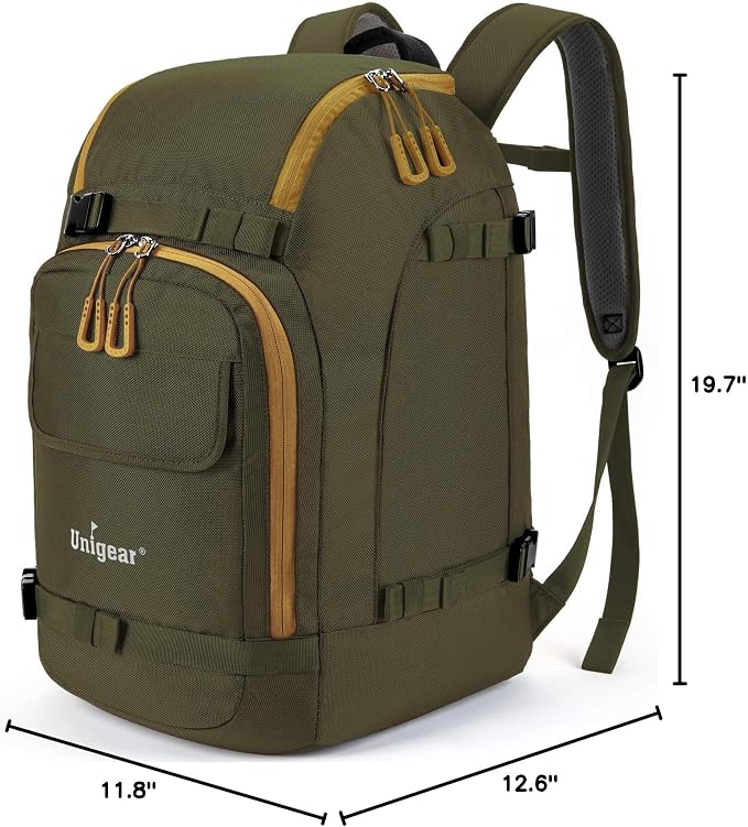 Unigear Ski Boot Bag Backpack for Helmet 50L/70L, Goggles, Gloves, Skis, Snowboard & Accessories - Image 7