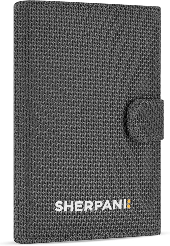 Sherpani Vienna, RFID Blocking Passport Holder, Travel Passport Cover Wallet, Travel Documents Organizer Protector, Travel Gift (Granite) - Image 7
