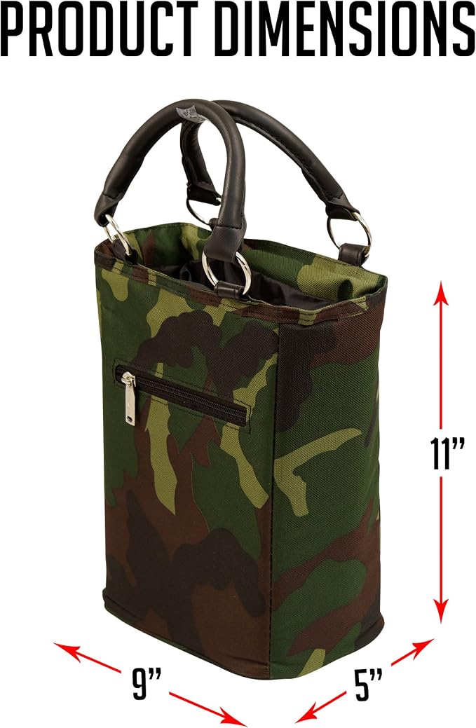 Primeware Bitchin Beer Bag Insulated 6 Bottle Beverage Tote, Camo - Image 3