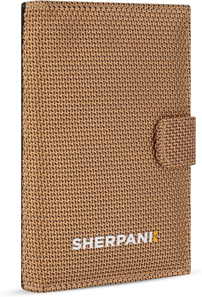 Sherpani Vienna, RFID Blocking Passport Holder, Travel Passport Cover Wallet, Travel Documents Organizer Protector, Travel Gift (Sand) - Image 7