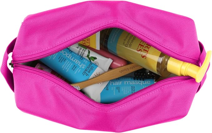 Carhartt Durable Travel Kit, Organize Essentials W/the Water Resistance Toiletry Bag, Pink Glow - Image 6