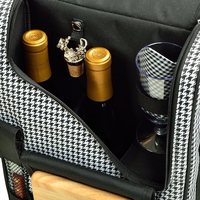 Picnic at Ascot Original Insulated Wine and Cheese Cooler Bag - Designed, Assembled & Quality Approved in the USA - Image 5