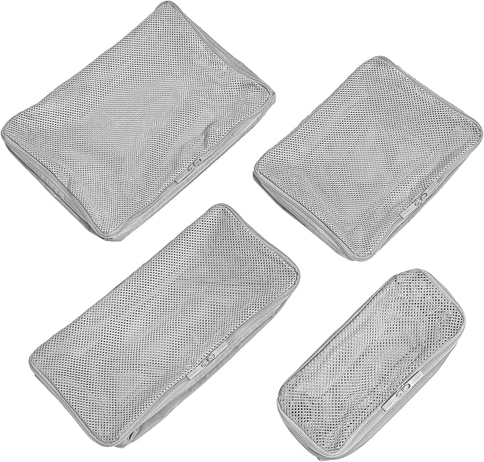 Away Insider Packing Cubes Set of 4 – Lightweight Travel Organizers for Luggage, Suitcases & Carry-On Bags, Cloud Gray - Image 5