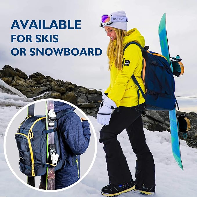 Unigear Ski Boot Bag Backpack for Helmet 50L/70L, Goggles, Gloves, Skis, Snowboard & Accessories - Image 7