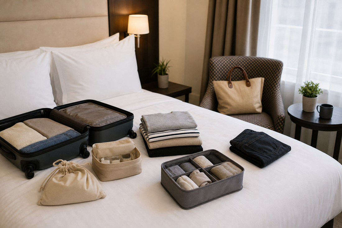 Unbranded organized spatial layout featuring hotel and temporary-stay organization