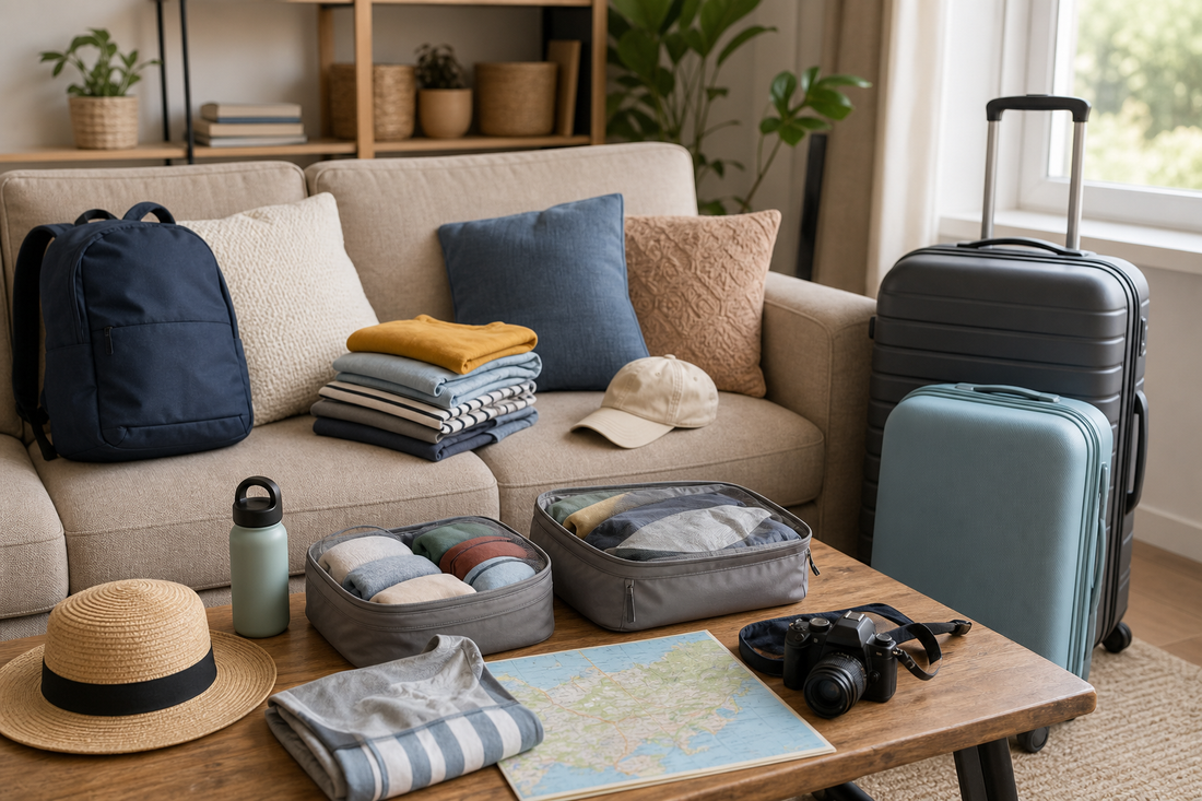 Unbranded practical sequence scene featuring practical family travel