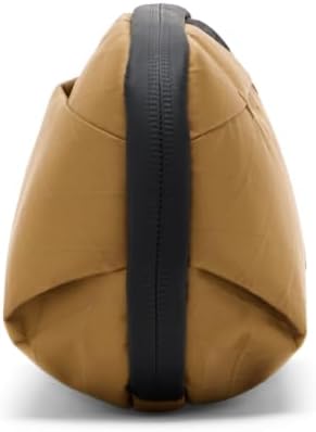Peak Design Small Wash Pouch, Coyote, Ocean Edition, Travel Toiletry Bag, Upright or Hanging Dopp Kit with Pockets, Magnetic Toothbrush Pocket, Wide UltraZip Opening, Toiletry Bag for Men and Women - Image 4