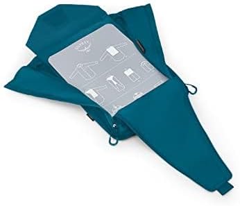Osprey Ultralight Travel Starter Set, Includes Small & Medium Packing Cube and Garment Folder, Waterfront Blue - Image 8