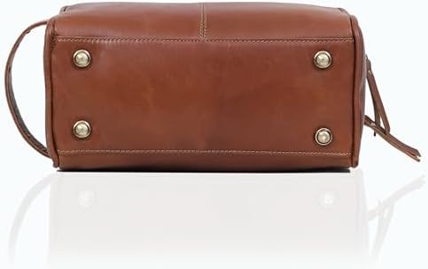 VC VINTAGE COUTURE Leather Toiletry Bag for Men Extra Large Leather Men's Toiletry Bag for Traveling Real Leather Dopp Kit for Men Leather Shaving Bag for Travel - Image 6