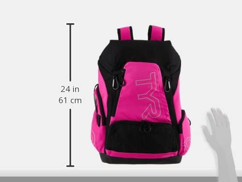 TYR Alliance Backpack - Wet/Dry Athletic Gym and Pool Bag for Men and Women - Separate Wet/Dry Compartments, 45L Capacity, Ergonomic, Water-Resistant - Available in Team Colors - Image 3
