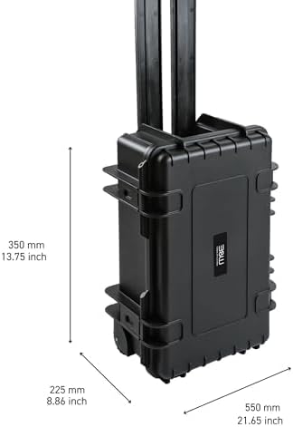B&W International Jumbo 6600 Outdoor Tool Case with Pocket Tool Boards, Black - Image 3