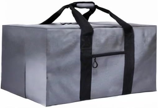100L Large Duffle Bag for Travel 31.1” Diffle Bag - Overnight Weekender Camping, Storage for Men Women, Grey - Image 10