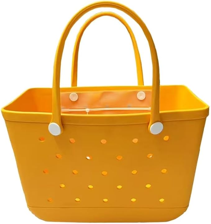Oversized Beach Tote Bag, Extra Large Rubber Waterproof Sandproof Bag, Washable Durable Travel Tote for Pool by Unknown