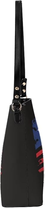 HUGS IDEA Boho Bags for Women Leather Handbag Shoulder Bucket Crossbody Purse - Image 6