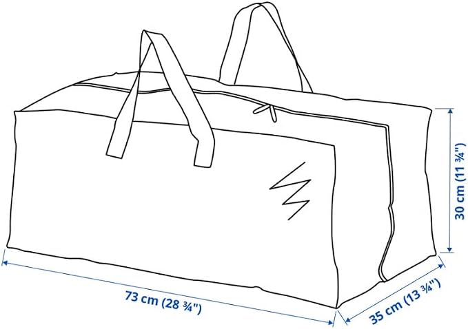 Ikea 901.491.48 Frakta Storage Bag, Blue, 8 Pack - Image 2