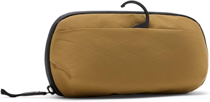 Peak Design Small Wash Pouch, Coyote, Ocean Edition, Travel Toiletry Bag, Upright or Hanging Dopp Kit with Pockets, Magnetic Toothbrush Pocket, Wide UltraZip Opening, Toiletry Bag for Men and Women - Image 3