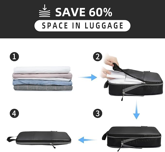 BAGAIL 12 Set Compression Packing Cubes - Image 6