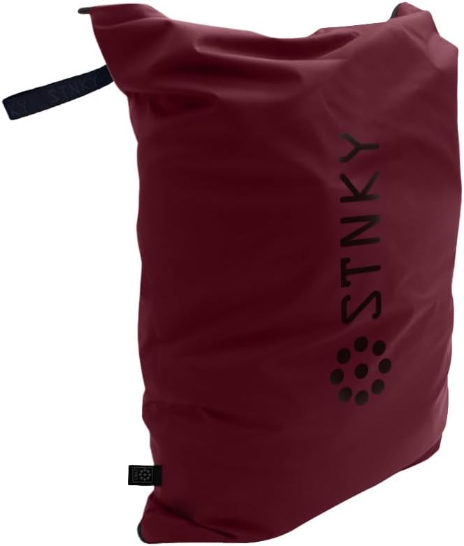 STNKY Bag Pro - Laundry Bags With Zips, Handles and Internal Mesh Bag for Travel, Yoga, Healthcare, Gym Kit, Laundry (XL, Burgundy) - Image 2