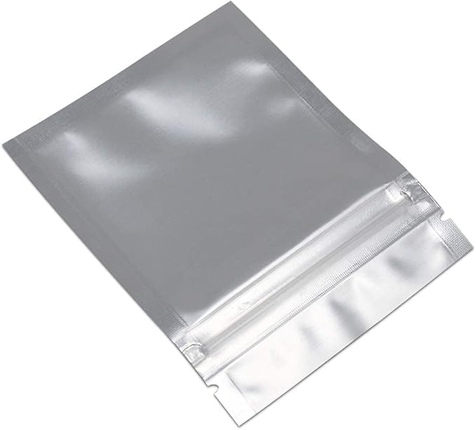 PABCK 200Pack 3.3x5.1 inch Resealable Black Mylar Bags Front Clear Foil Bag | (Inside Size 2.9x3.9inch) Zipper Lock Food Storage Bags Heat Seal Coffee Foil Packaging Pouch for Sample Powder Crafts Supply - Image 4