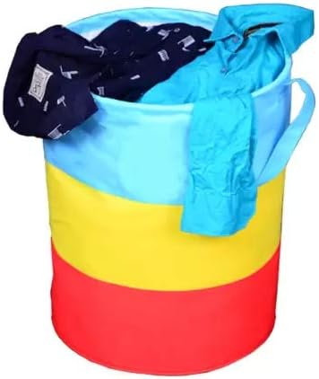 Non Woven Laundry Bag 45 L Durable And Collapsible Laundry Storage Bag With Handles Clothes&Toys Storage Foldable Laundry Bag For Dirty Clothes Combo Pack Of 3 Pc (Multicolor, Maroon&Grey) - Image 3