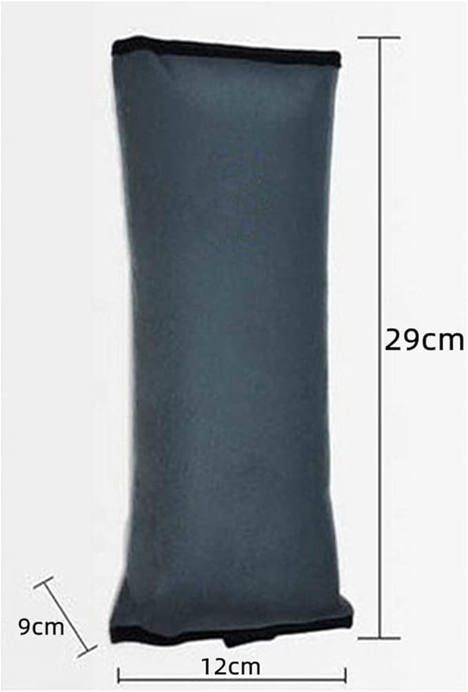 2 pcs Auto Pillow Car Safety Belt Protect, Shoulder Pad, Adjust Vehicle Seat Belt Cushion for Kids （Grey，Pink）