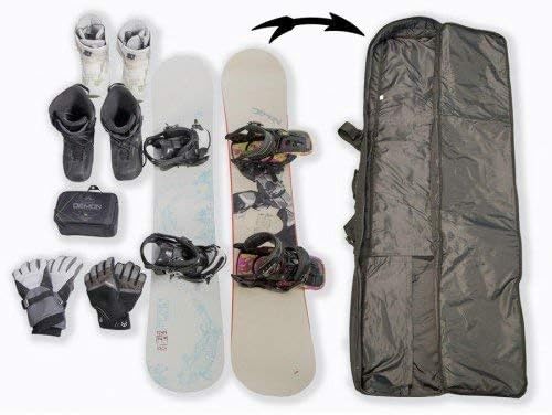 DEMON UNITED 2020 Phantom Flight Snowboard Bag - Double Padded with XL Wheels for Airline Travel - Image 4