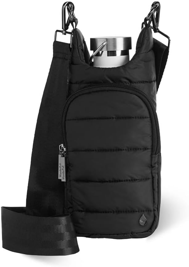 WanderFull Original HydroBag Crossbody Water Bottle Holder with Phone Pocket, Fits Water Bottles up to 32 oz by WanderFull
