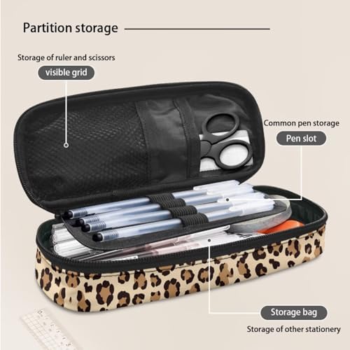 Children's Capybara Cheetah School Bookbag Travel Backpack Schoolbag Set with Brown Hiking Daypack Shoulder Crossbody Book Bags Lunch Tote Box Water Bottle Pouch Pencil Pen Case Bag - Image 5